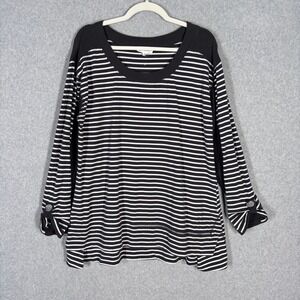 Neon Buddha Tunic Top‎ Sweatshirt Large Charcoal Artsy Art to Wear Lagenlook